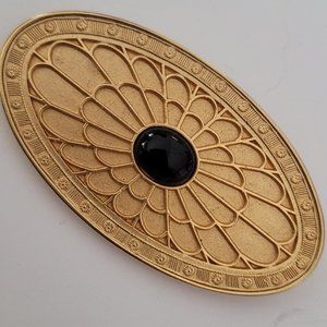 Vintage MFA Museum of Fine Arts Signed Spider Web Brooch/Pin Gold Tone
